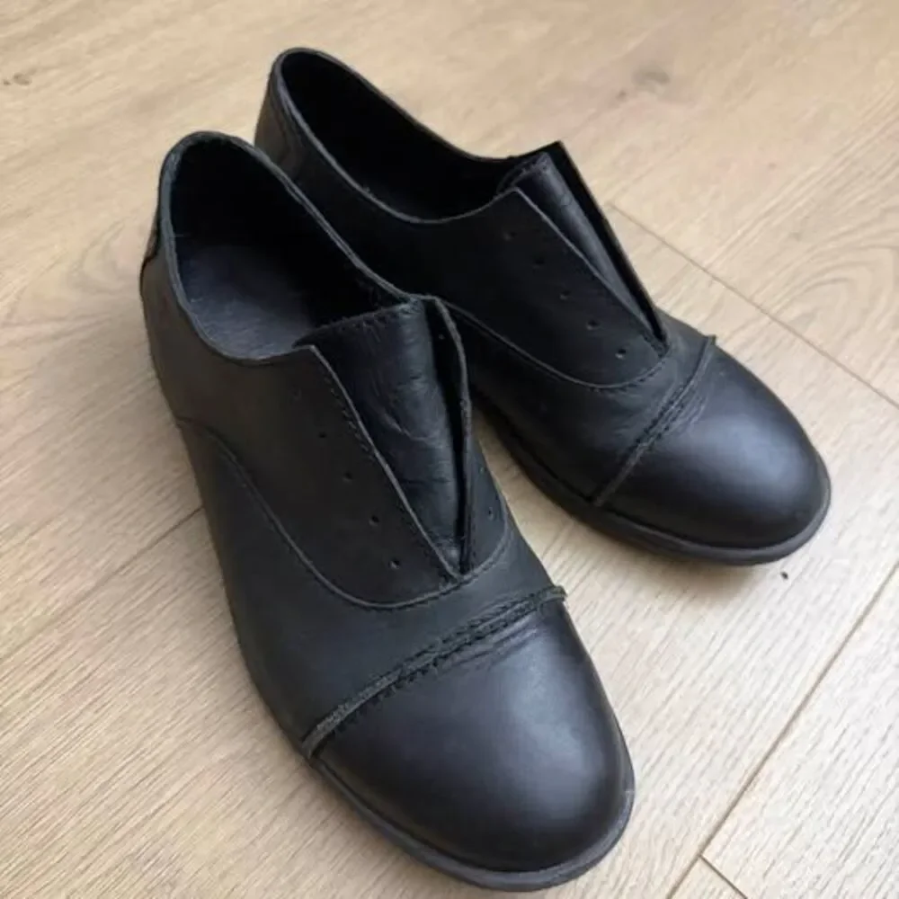 Børn Black Leather Oxford Shoes size 6.5 women’s or eu 37